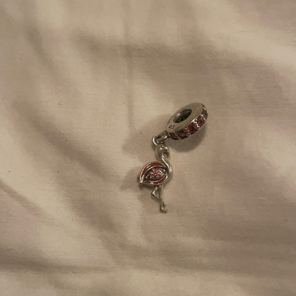 Flamingo Pandora charm